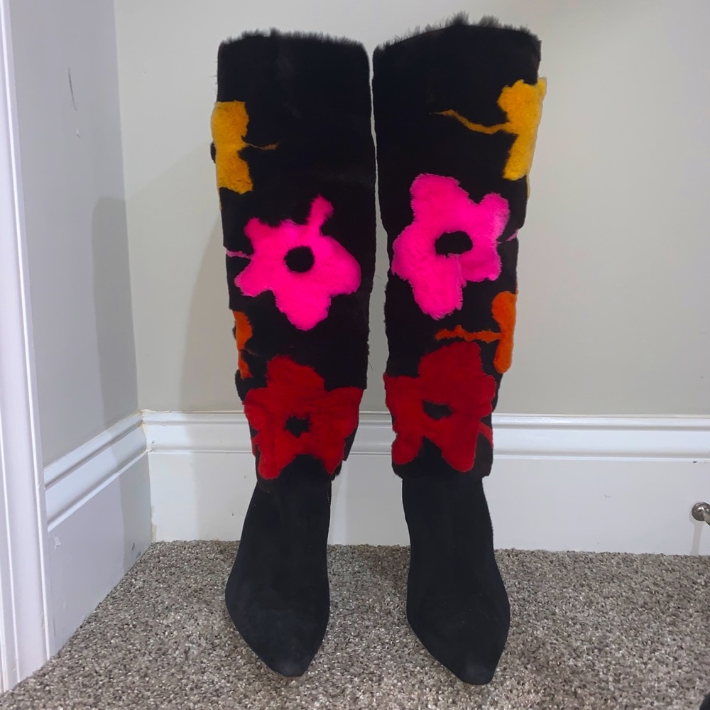 Rare Sheared Mink ANDREA PFISTER Boots